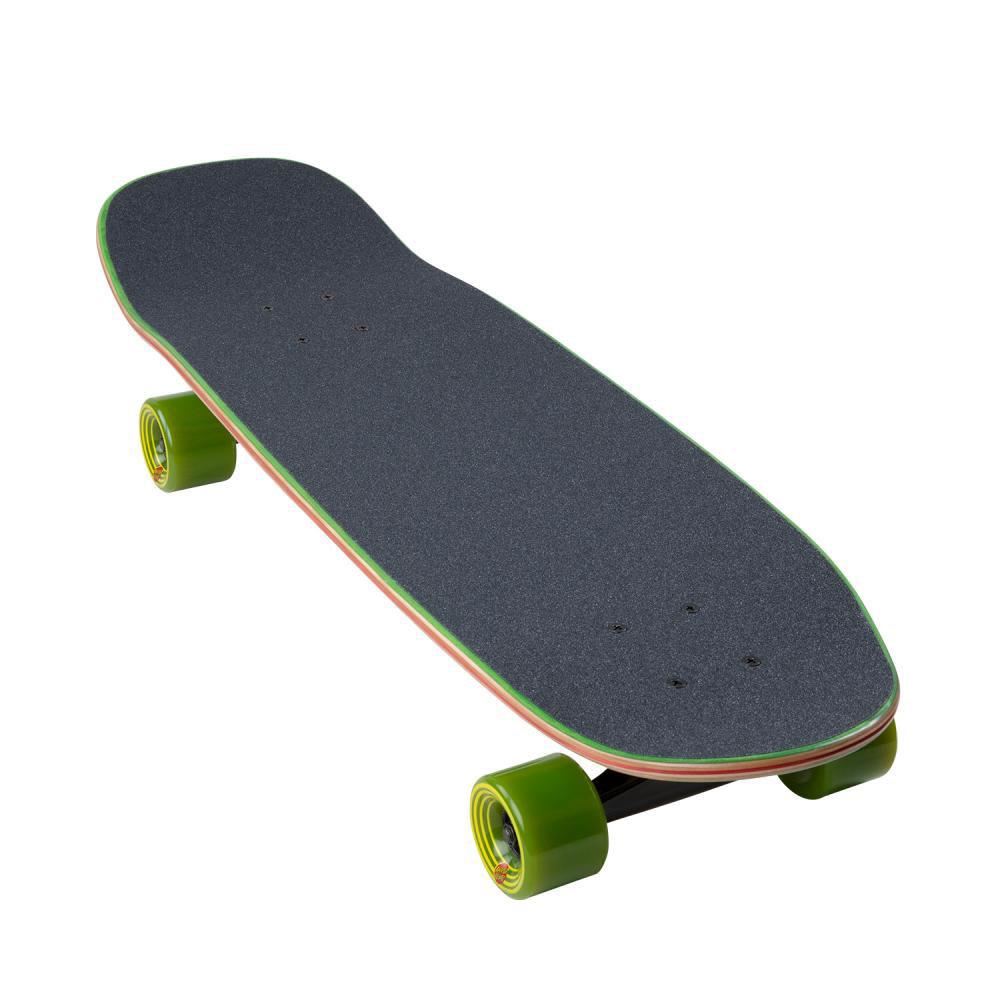 Santa Cruzer Rasta Tie Dye Green Cruiser Complete 8.79"