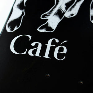 Skateboard Cafe Deck - Pooch Black 8.25"