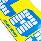 Blast Skateboard Deck - Blast Blocks Yellow 8.25"