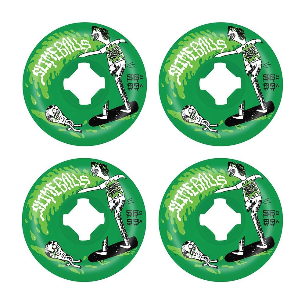 Santa Cruz Wheels - Slime Balls Jay Howell Speed Balls Green 99a 56mm (4 Pack)