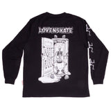 Lovenskate Porta Potty Party Longsleeve T-Shirt - Black