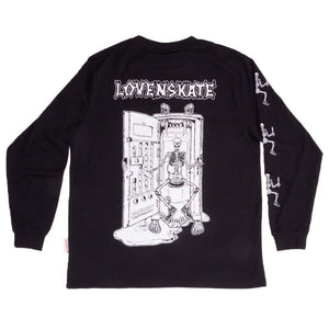 Lovenskate Porta Potty Party Longsleeve T-Shirt - Black