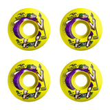 Bones Wheels - OG Formula NEONderthal V4 Wide Yellow 100a 53mm (4 Pack)