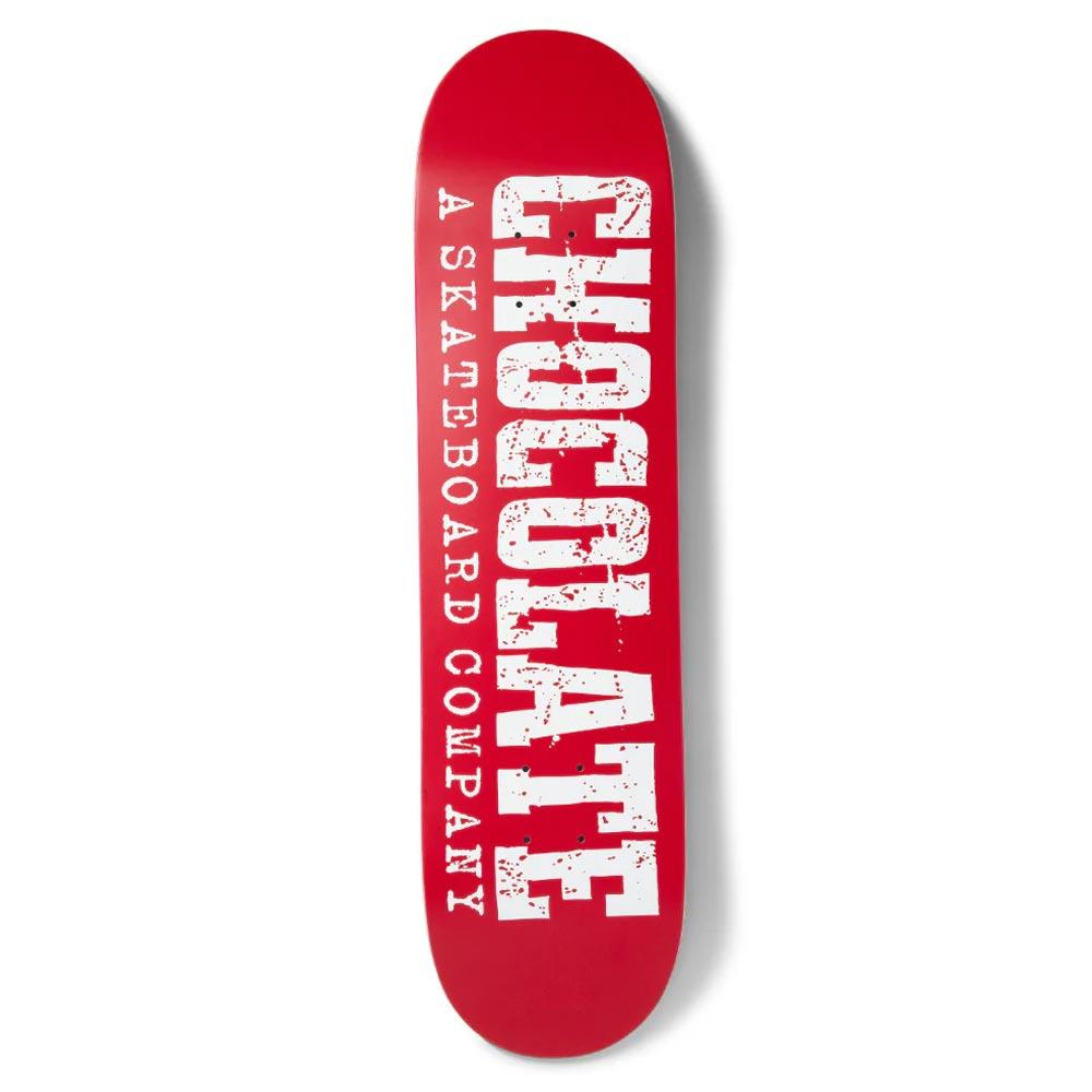 Chocolate Skateboard Deck - Western Raven Tershy Red 8.5"