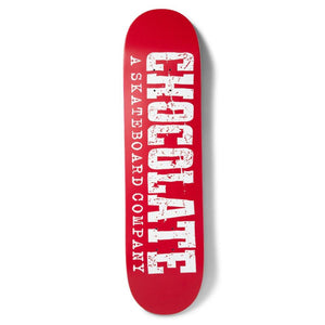 Chocolate Skateboard Deck - Western Raven Tershy Red 8.5"