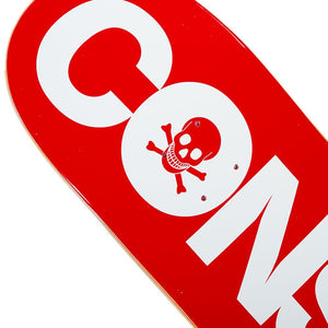 Death Skateboard Deck - Consume Red/White 8.25"