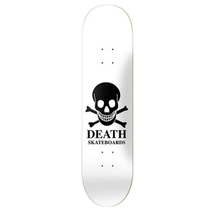 Death Skateboard Deck - OG Skull White 8.5"