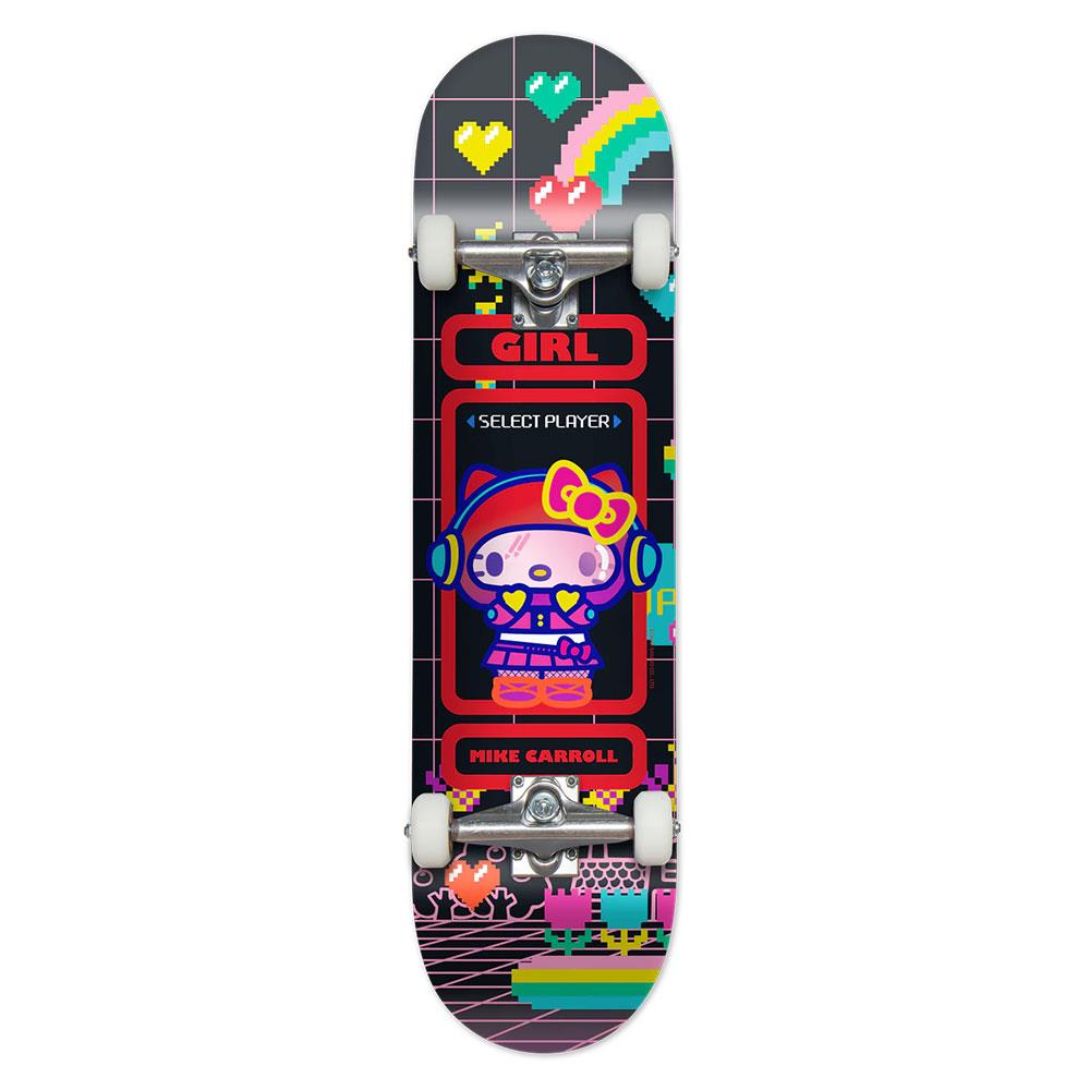 Girl Complete Skateboard - Sanrio Kawaii Arcade Mike Carroll 8"