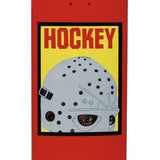 Hockey Skateboard Deck - Half Mask Red 8.38"