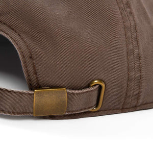 Source Skate Co. Six Panel Cap - Walnut/Orange