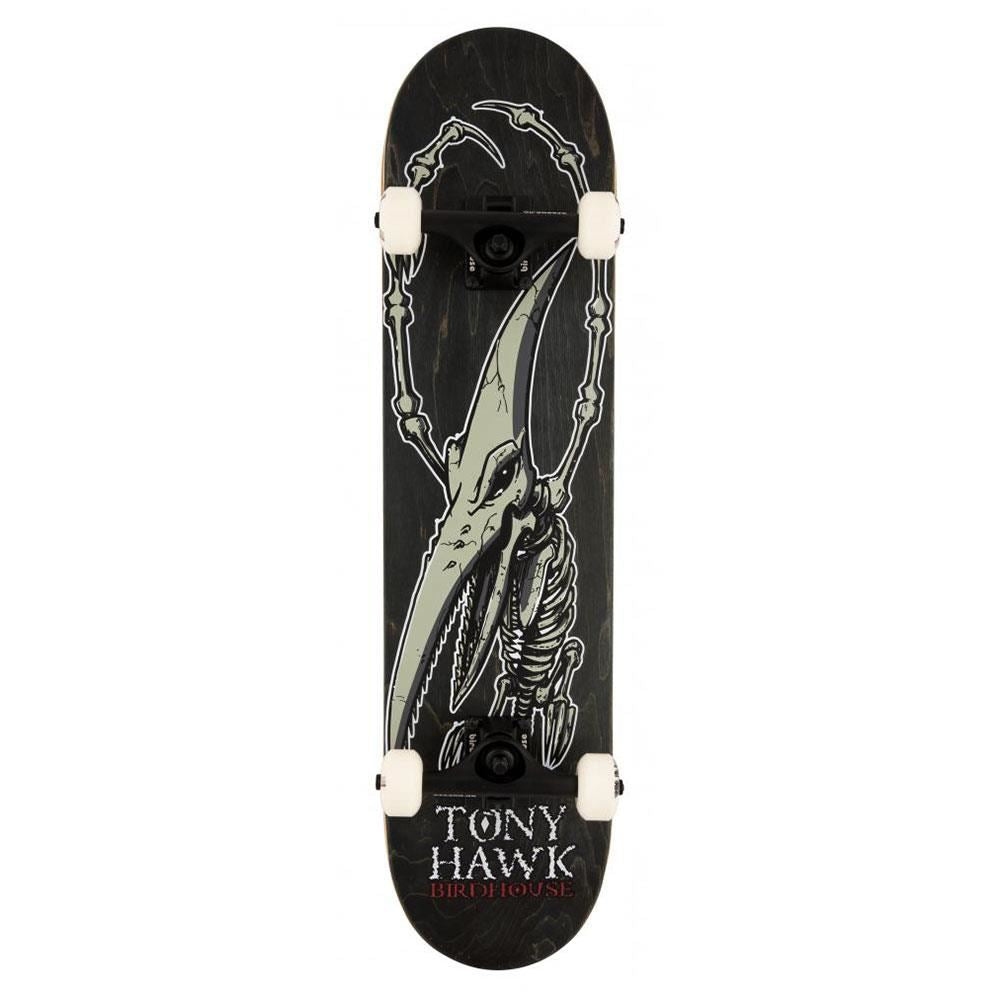 Birdhouse Complete Skateboard - Stage 3 Hawk Pterodactyl Black 7.5"