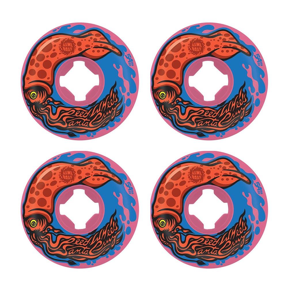Slime Balls Wheels - Ink Balls Vomit Mini 99a Neon Pink 54mm (4 Pack)