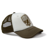 Source Eagle Trucker Hat - Brown/White