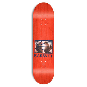 Rassvet Skateboard Deck - Hands Logo Red 8.25"
