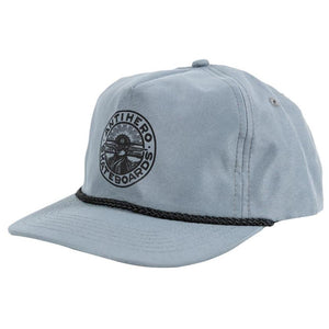 Anti Hero Stay Ready Snapback Cap - Dark Charcoal/Black
