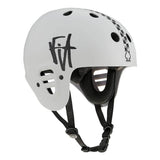 Pro-Tec Full Cut FIT Checkered Helmet - Light Grey