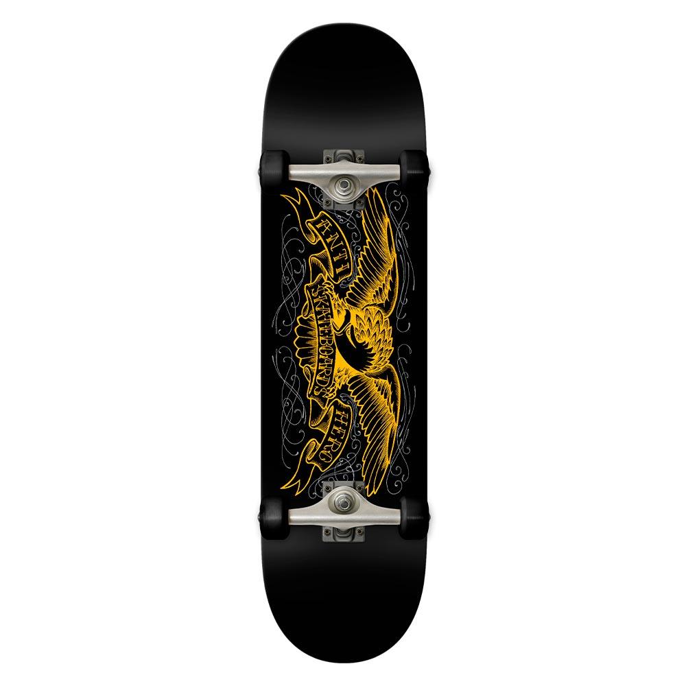 Anti Hero Complete Skateboard - Pinstripe 8"