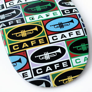 Skateboard Cafe Deck - Trumpet Collage 8.125"