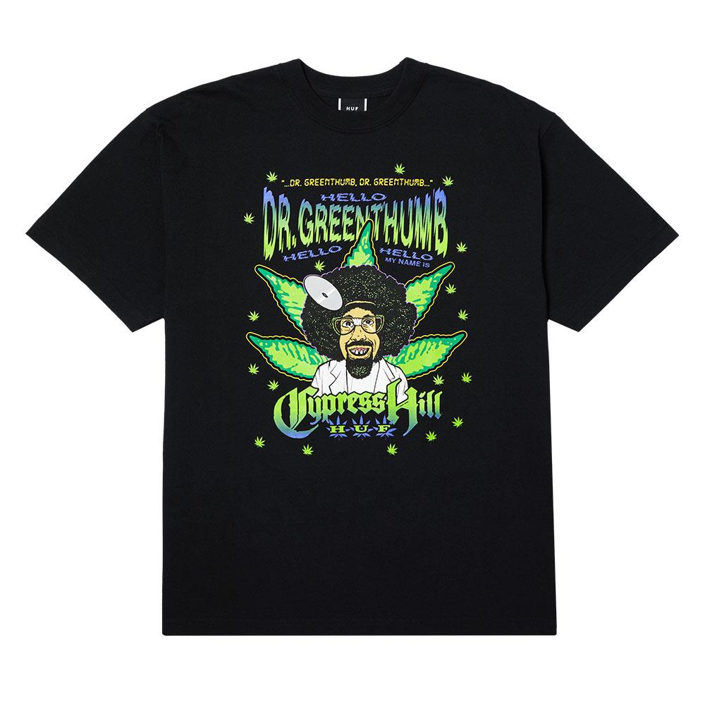 HUF x Cypress Hill Dr Greenthumb T-shirt - Black
