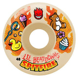 Spitfire Wheels - Formula Four Lil' Beatdowns Classics White 99a 48mm (4 Pack)