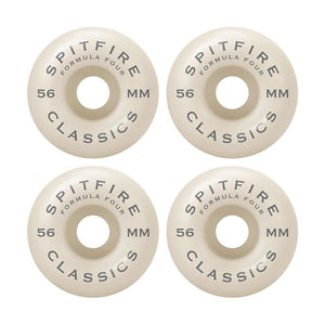 Spitfire Wheels - Formula Four Classics 99a 56mm White/Blue (4 Pack)