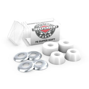 Independent Skateboard Bushings - Standard Cylinder Super Soft 78a White (2 Pack)