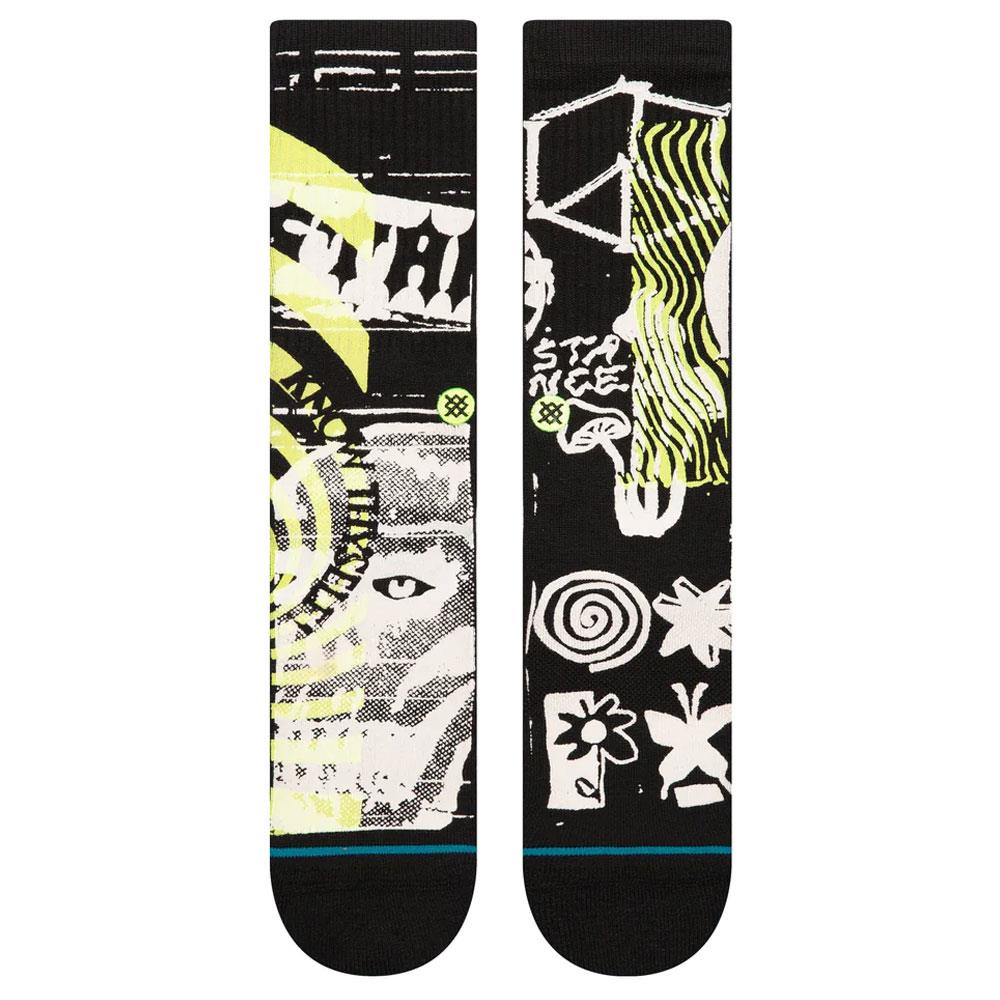 Stance Distorted Socks - Black