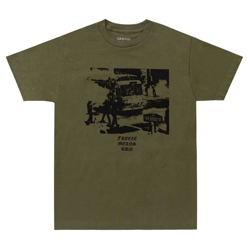 GX1000 Drive Bye T-Shirt - Military Green