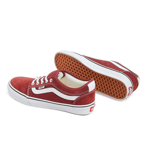 Vans Skate Chukka Low Sidestripe Burgundy/White Source Skate Co