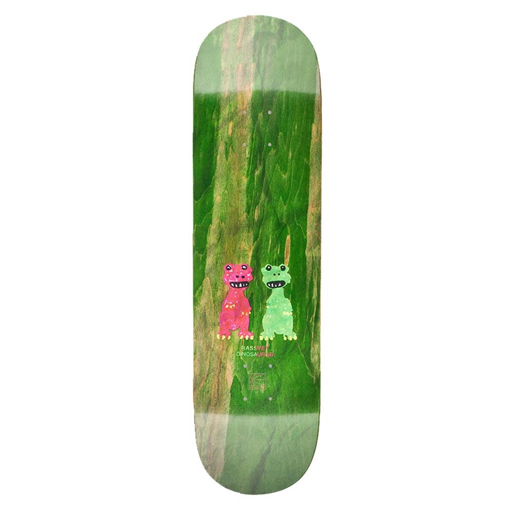 Rassvet Skateboard Deck - Joseph Biais Dino Green 8.74"