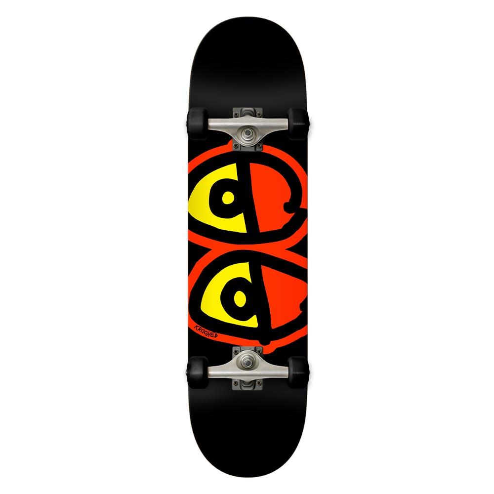 Krooked Complete Skateboard - Glow Eyes 8"