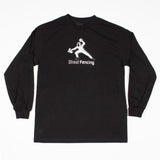 Orwellian World Landscape Street Shooter Long Sleeve T-Shirt - Black