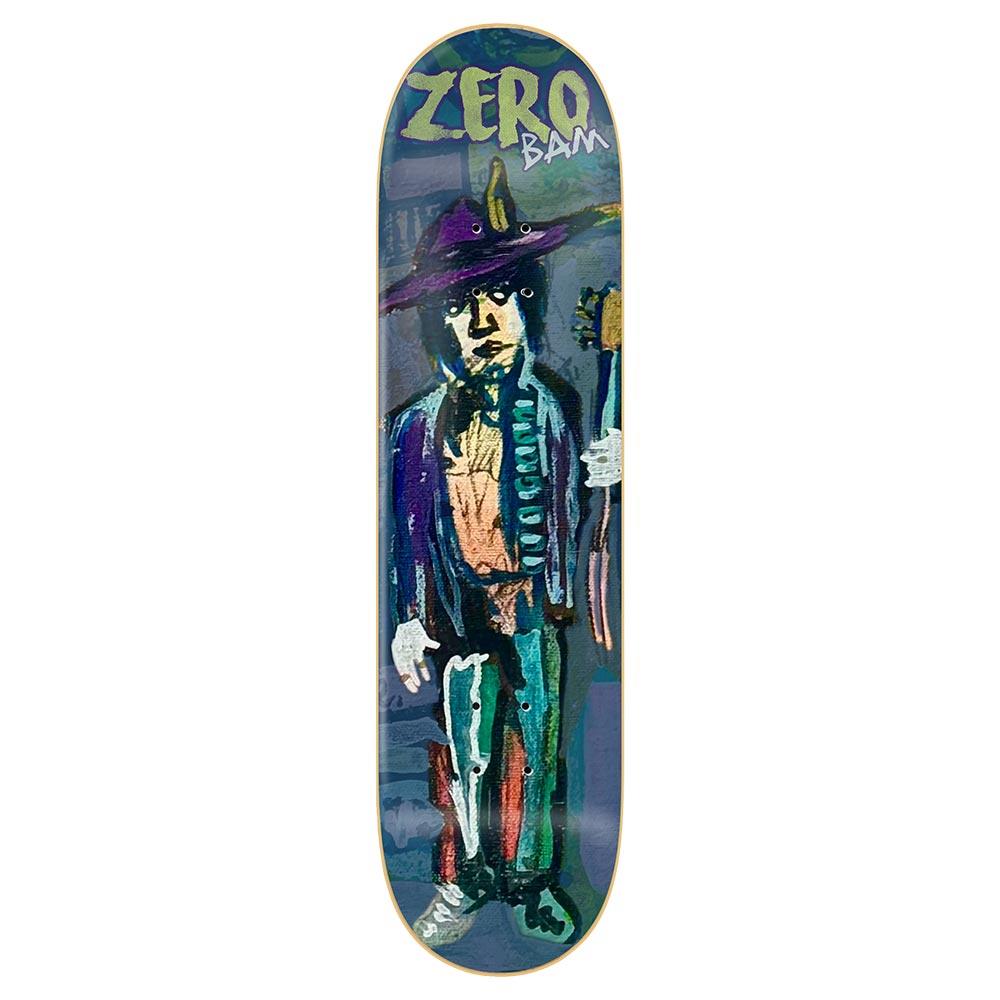 Zero Skateboard Deck - Bam Music Man Blue 8.5"