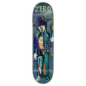 Zero Skateboard Deck - Bam Music Man Blue 8.5"