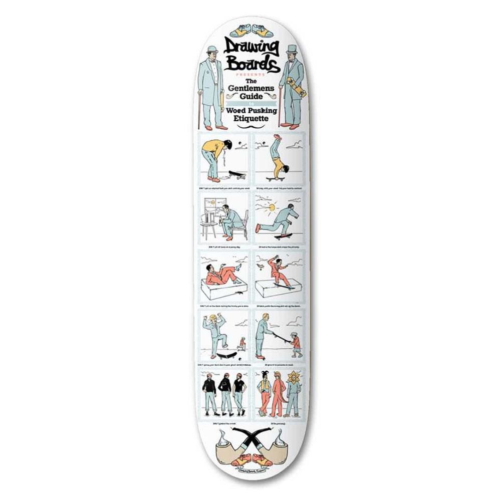 Drawing Boards Skateboard Deck - Gent 8.1"