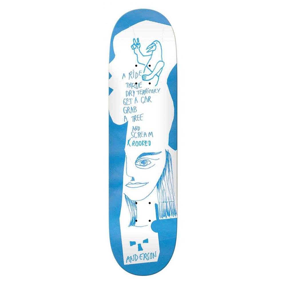 Krooked Skateboard Deck - Manderson Territory 8.12"