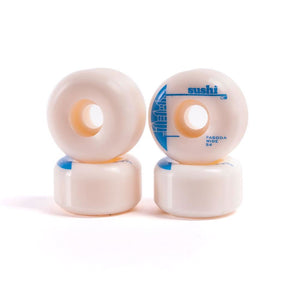 Sushi Wheels - Pagoda Wide White 99a 54mm (4 Pack)