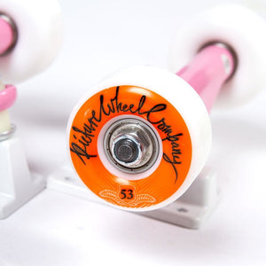 Picture Undercarriage Truck Kit - Pink/White 5.25 (Pair)
