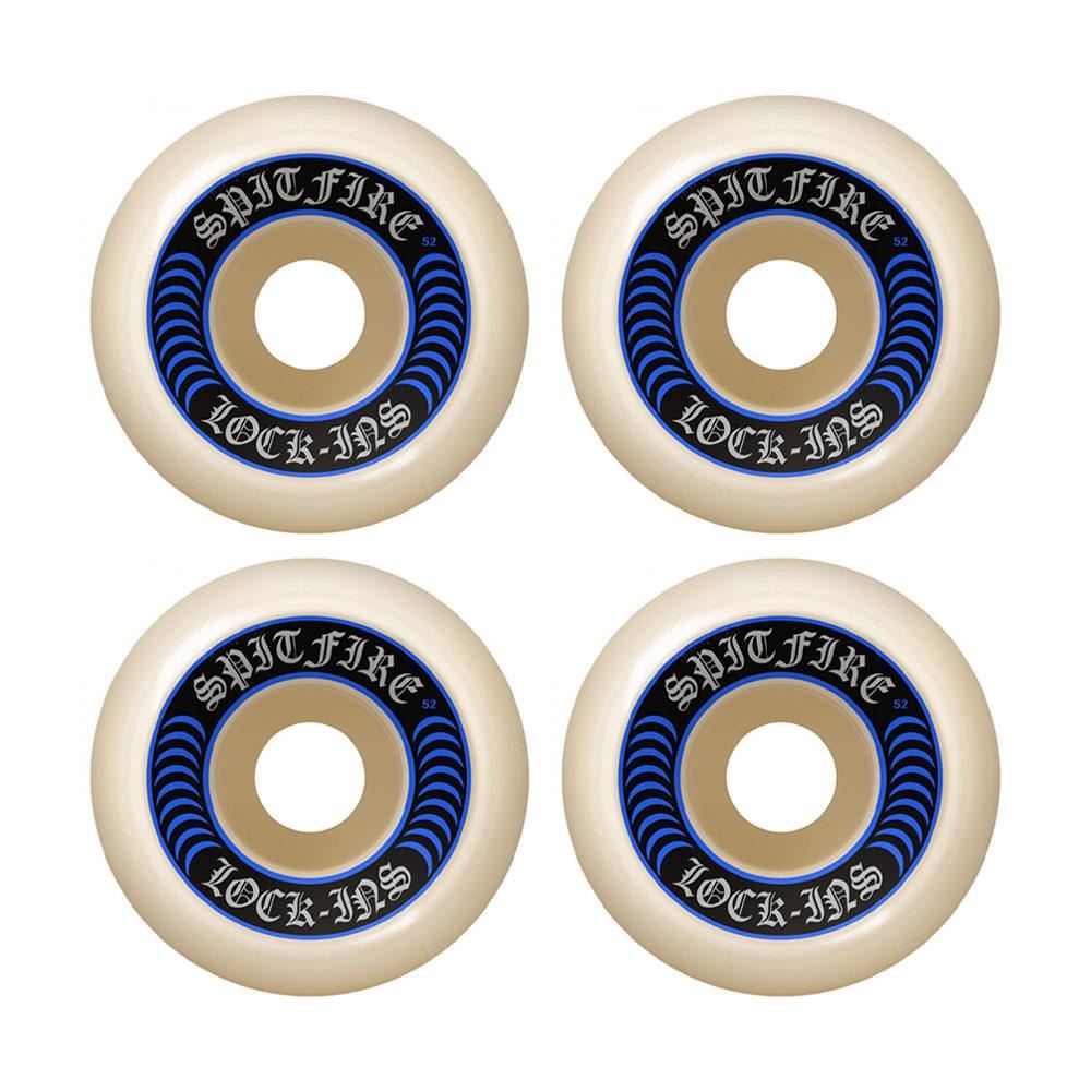 Spitfire Wheels - Formula Four Lock Ins Natural 99a 53mm (4 Pack)