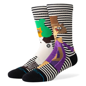 Stance Oompa Loompa Socks - Black/White - Large