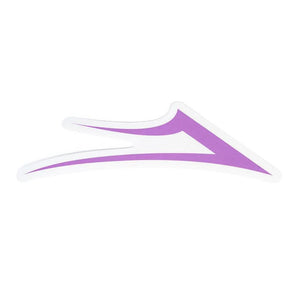 Lakai Large Flare White/Purple Sticker (Single)