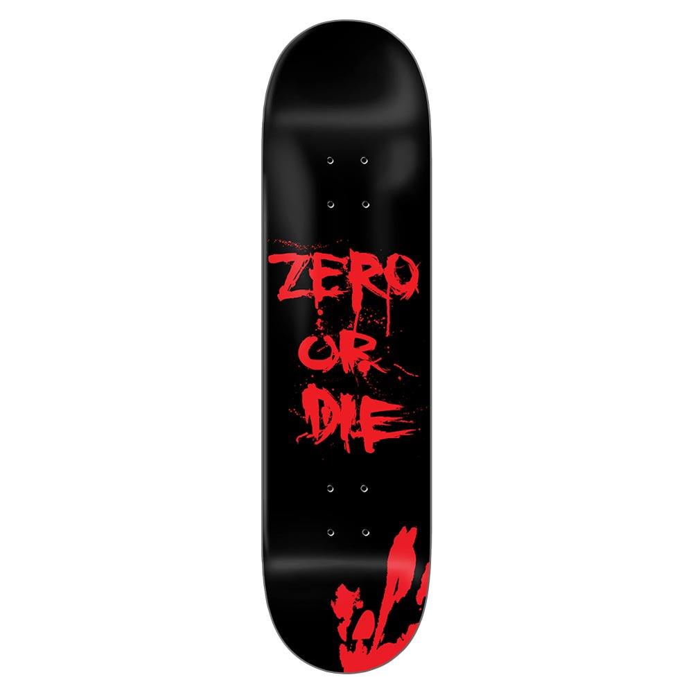 Zero Skateboard Deck - Zero or Die Black Dipped 8.5"