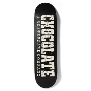 Chocolate Skateboard Deck - Western Vincent Alvarez Black 8.25