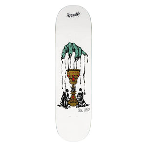 Welcome Skateboard Deck - Chalice Nick Garcia White 8.38"