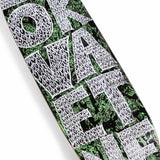 Lovenskate Skateboard Deck - Scribble Heart Green 9" (Shaped)