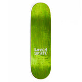 Lovenskate Skateboard Deck - Scribble Heart Yellow 8.5"