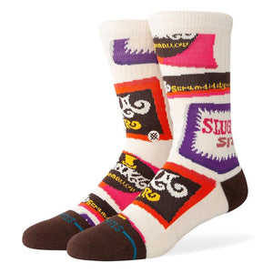 Stance Wonka Bars Socks - Brown - Large
