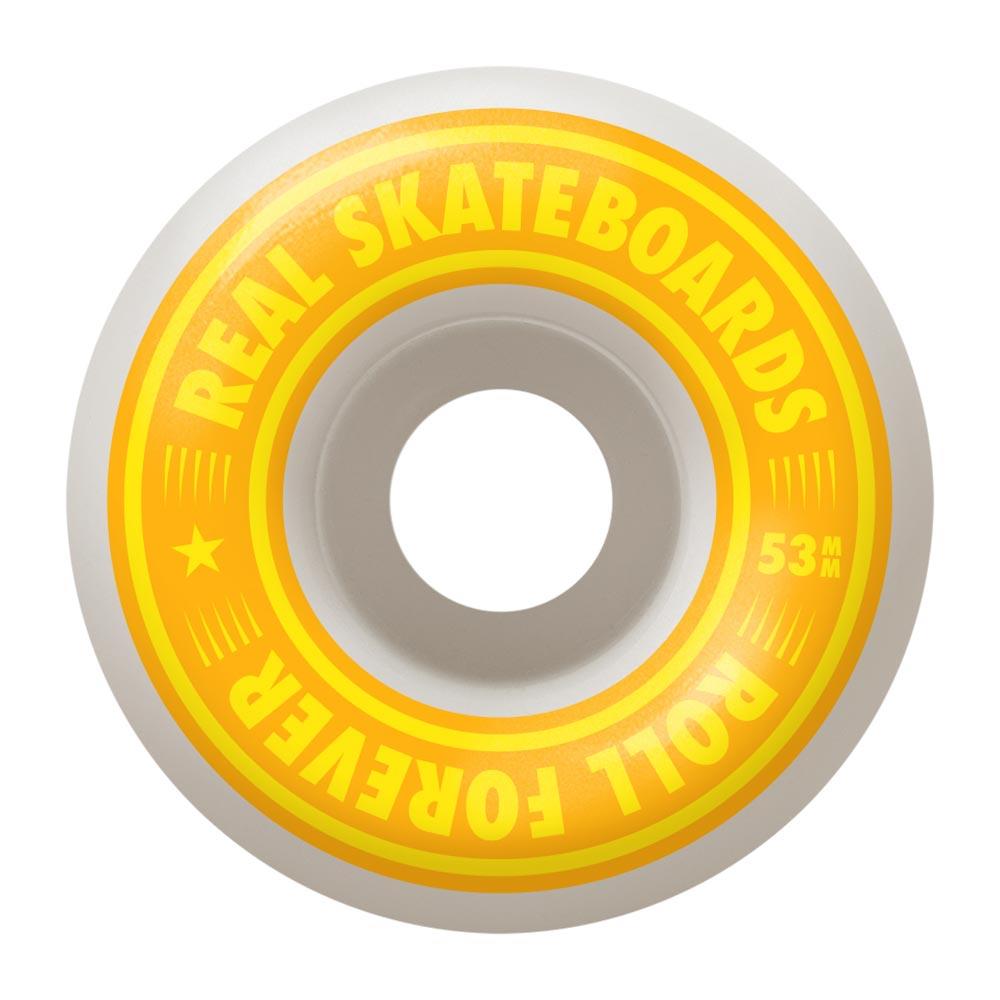 Real Complete Skateboard - Foil Mosaic Series Yellow 8"