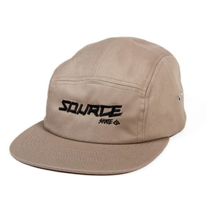 Source Skate Co. Five Panel Cap - Khaki