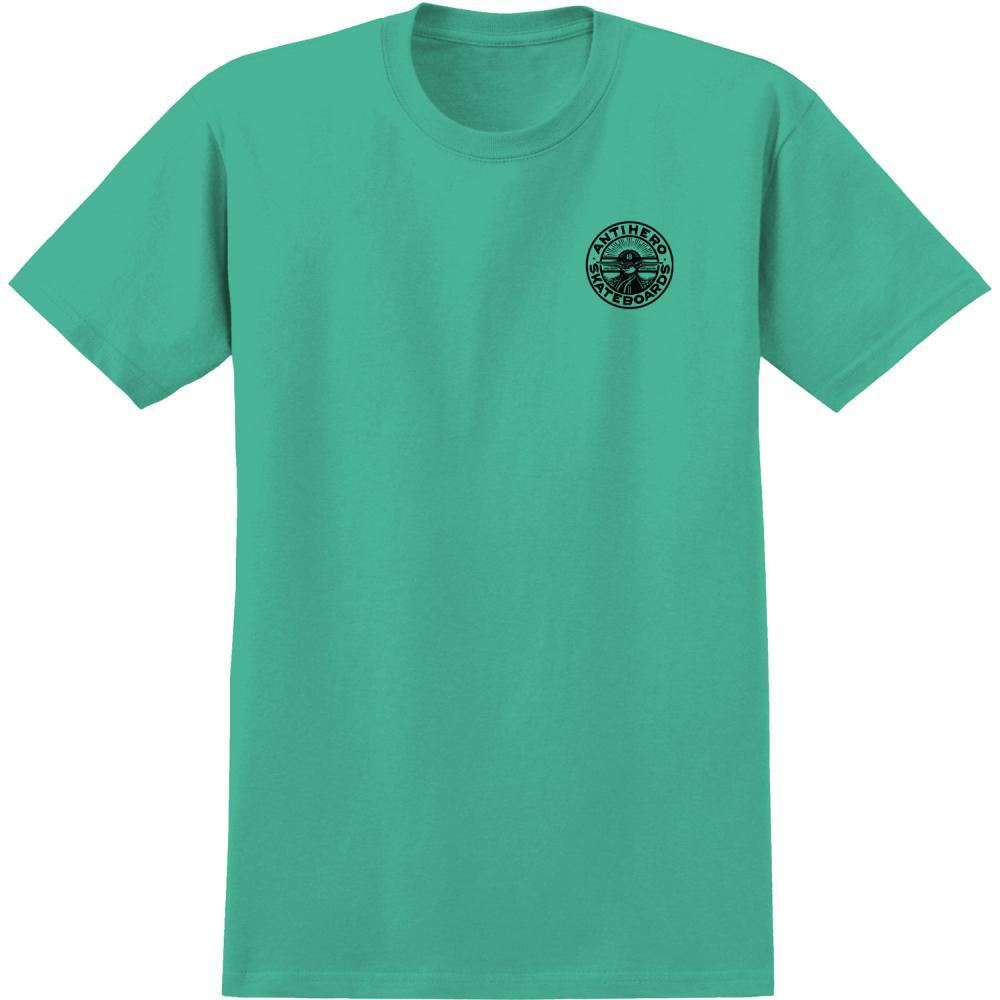 Anti Hero Stay Ready Dbl T-Shirt - Jade Dome/Black
